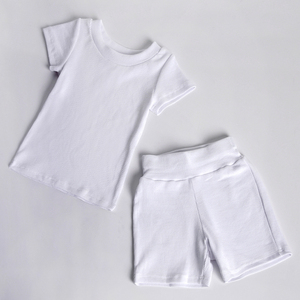 ชุดนอนเด็ก OEM และ ODM ชุดนอนผ้าฝ้าย ชุดนอนเด็กแขนสั้น ชุดนอนเด็กฤดูร้อน - Product Image 4