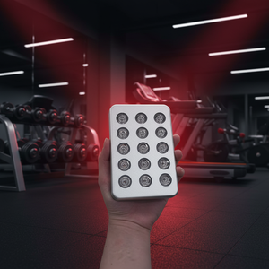 Appareil de luminothérapie portable mini à lumière rouge 660nm 850nm 15 LED rechargeable, design fin, soulagement de la douleur, récupération musculaire, US - Product Image 3