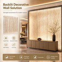 Panneau Acrylique Translucide Transtones en Forme de Branche Naturelle pour Mur de Séparation Rétroéclairé Commercial et Résidentiel