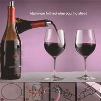 Disque verseur de vin rouge réutilisable le plus vendu, flexible, anti-goutte, disque en feuille pour verseur de vin
