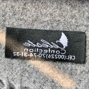 Etiqueta Tejida Personalizada para Ropa, Etiqueta de Lujo con Logotipo de Marca Privada, Etiqueta de Cuello, Etiqueta de Cuidado, Etiqueta de Prenda, Logotipo de Ropa, Etiquetas de Ropa Personalizadas - Product Image 1