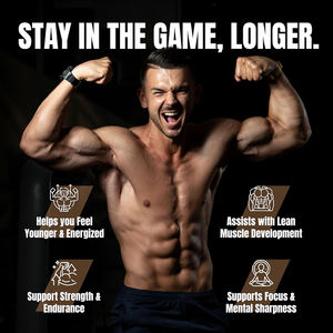 Premium Mannelijke Prestatieboostersupplement Met 9 Krachtige Ingrediënten Non-Gmo 60 Capsules Voor Mannen Ondersteunen Capsules - Product Image 6