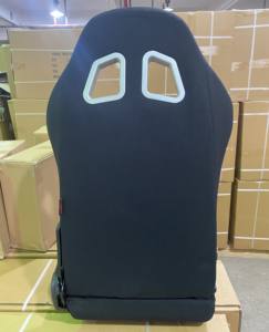 Sièges baquet de course Jiabeir universels <span class=keywords><strong>RECARO</strong></span> SR3 en daim bleu avec rails à double verrouillage pour usage automobile – Vente chaude - Product Image 3