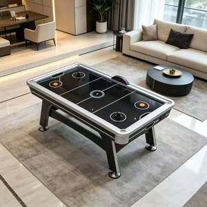 Table de <span class=keywords><strong>jeu</strong></span> de <span class=keywords><strong>hockey</strong></span> sur <span class=keywords><strong>air</strong></span> simulateur de 7 pieds (84 pouces) avec bande LED, prix de gros usine, boules et marteaux offerts - Product Image 2