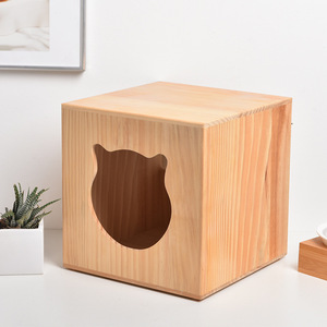 Groothandel Houten Dierenhuis Voor Katten En Honden Teddyhond Huis Kat Kasteel - Product Image 4