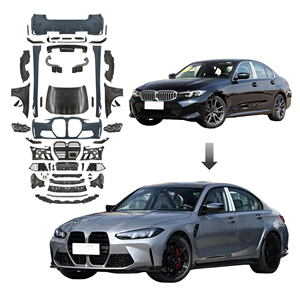 Bodykit di alta qualità per <span class=keywords><strong>BMW</strong></span> 3 <span class=keywords><strong>serie</strong></span> G20 <span class=keywords><strong>2019</strong></span> Upgrade a M3 G80 Widen Body Kit <span class=keywords><strong>1</strong></span>:<span class=keywords><strong>1</strong></span> cofano fari LED luci posteriori Plug and Play - Product Image 1