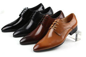 Chaussures de ville formelles en cuir imperméables à enfiler pour hommes, à bout pointu, respirantes, avec doublure anti-odeur, embout renforcé et soutien de la voûte plantaire, idéales pour le bureau - Product Image 3