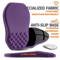 Repose-poignet ergonomique personnalisé, tapis de souris pour clavier, base en silicone PU antidérapante, mousse à mémoire de forme, tapis de souris de jeu pour bureau à domicile