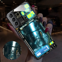 Étuis de téléphone portable LED Offre Spéciale motif hautement personnalisable Compatible pour iPhone 17/17 Pro Max pour Samsung Note20 S21FE S21 + 5G