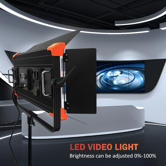 2025 New Ideas Led Light Panel Photography GL-2000C Tv Broadcasting Equipment Rgb Stage Lights with 14 Lighting Effects
