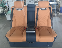 Siège de voiture en cuir de luxe haut de gamme pour véhicule VIP avec accoudoir et console centrale
