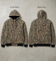 Sweat à capuche zippé camouflage vintage pour homme et femme, veste de chasse décontractée à motif bois, manteau à capuche streetwear