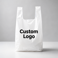 Sacs en plastique PE de haute qualité avec logo personnalisé, sacs imprimés sur mesure pour l'emballage de marchandises