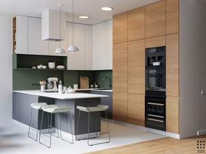 מחיר זול מודרני ריהוט מטבח אוסטרליה מטבח ריהוט מלמין יצרנית עץ מלמין האי מלמין - Product Image 2