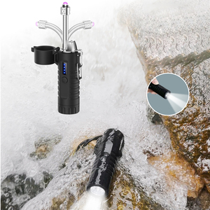 Ngoài trời không thấm nước điện ngọn đuốc nhẹ hơn linh hoạt cổ có thể sạc lại pin lithium xách tay ARC Flameless Plasma thuốc lá - Product Image 3