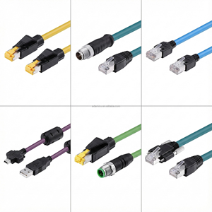 Ethernet industri M3 kabel komunikasi CAT6 Anti gangguan kabel Harness - Product Image 4