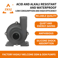 Pompe à eau BLDC étanche IP68 ZKSJ DC85D certifiée CE ROHS pour machine industrielle, système d'énergie solaire, pompe à eau personnalisée ODM