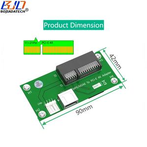 PCI-E Slot 4X + konektor USB 2.0 ke NGFF <span class=keywords><strong>M</strong></span>.2 KUNCI A + E bantalan magnetik kartu adaptor antarmuka + kabel FPC fleksibel dalam stok - Product Image 2