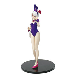 Figura de <span class=keywords><strong>Anime</strong></span> de Chica, Shalltear Bloodfallen, Orejas de Conejo, Estatua de PVC, Linda y Sexy, Decoración de Escritorio, Juguete - Product Image 2