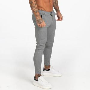 Custom Logo <b>Men's</b> Skinny Pants Slim Fit Chino Pants Newest <b>Men's</b> <b>Khaki</b> Strech Trousers Pants Factory Manufacturer - Product Image 3
