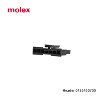 Connecteurs MOLEX 0436450700, Interconnexions, Connecteurs Rectangulaires, Boîtiers de Connecteurs Rectangulaires Série Micro-Fit 3.0 43645