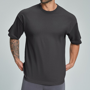 Camiseta Ecológica 100% Algodón Orgánico para Hombre, Deportiva, Suave al Tacto, Holgada, Lisa, 200gsm - Product Image 6