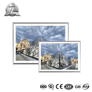 Nhà Máy kích thước lớn 70x35 nhôm tường nghệ thuật hình ảnh hình ảnh cổ điển Bạc khung hồ sơ - Product Image 4