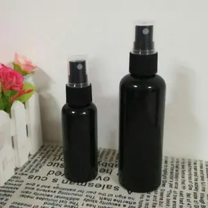 30ml 50ml 100ml botella de spray negro PET botella de Spray negro