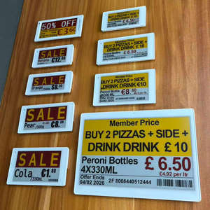 Nuevo Producto: Etiquetas Electrónicas de Precio ESL con Pantalla de Tinta Electrónica Epd Spi Esp32 de 2.4GHz, Ble5.0, Bt 2.4GHz, Nfc, para Estantes de Tiendas - Product Image 3