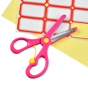 5 inch nhựa an toàn kéo cho sinh viên mini an toàn trường trẻ em kéo với lưỡi thép không gỉ cho mọi lứa tuổi - Product Image 5