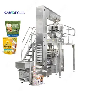 Cankey Multi-Head Verticale Weegverpakking Bevroren Frietjes Kipnuggets Verpakkingsmachine