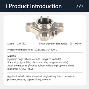 High Quality Mechanical Seal <strong>Pumps</strong> Cartridge Durable Silicon Carbide Easy Fit Cartridge Seal for Chemical <strong>Pump</strong> - Product Image 4