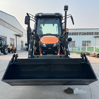 Tractor Agrícola de Ruedas de 100HP de Alta Calidad para Preparación Profesional del Terreno con Sistema Hidráulico Robusto y Gran Potencia de Elevación