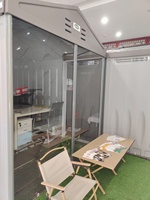 Maisonnette Modulaire Préfabriquée Intelligente Isolée, Étanche et Alimentée par Énergie Solaire en HDPE pour Entrepôt et Utilisation en Parc