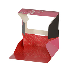 Caja de Embalaje de Papel con Diseño de Sakura de Lujo, con Ventana Transparente, Fabricante de Vietnam, Certificado FSC, Proveedor de Cajas de Grado Alimenticio - Product Image 3