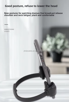 Penyangga Ponsel Multi Warna Bentuk Jempol, Dudukan Ponsel Plastik yang Dapat Disesuaikan, Penyangga Meja Desain Jempol Lucu, Bracket Handphone