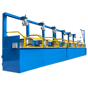 Tự động PLC ròng rọc loại dây vẽ máy năm trống cho Wire Mesh hàn lõi động cơ mang thành phần nhôm - Product Image 3