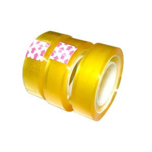 Selotip perekat BOPP kustom kualitas tinggi untuk kemasan alat tulis kantor & sekolah plester kemasan ukuran kecil Super bening mudah robek - Product Image 6