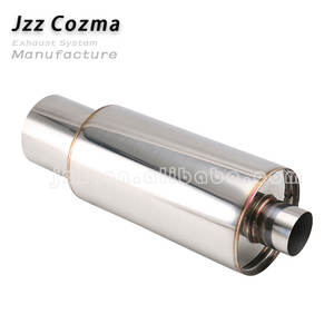 Автомобильные запчасти, универсальный глушитель из нержавеющей стали, 6 дюймов, Круглый, гоночный глушитель для автомобиля - Product Image 4