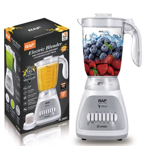 Licuadora Eléctrica de 300W con Capacidad de 1.5L, 10 Velocidades, Cuchillas de Acero Inoxidable, Fácil de Limpiar - Product Image 6