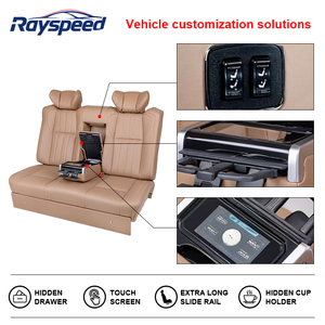 <span class=keywords><strong>Kit</strong></span> de <span class=keywords><strong>cama</strong></span> de asiento Van Aero personalizado con pantalla táctil Geely opcional hecho <span class=keywords><strong>para</strong></span> Vito Sprinter-Material de cuero modelo Alphard - Product Image 2