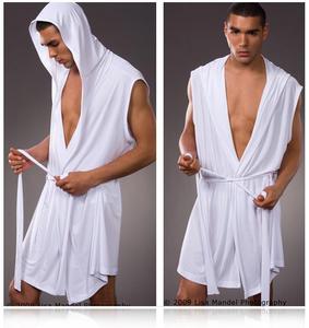 <span class=keywords><strong>2022</strong></span> nueva moda camisón para hombre ropa <span class=keywords><strong>de</strong></span> casa Sexy sin mangas verano y otoño pijama esmerilado - Product Image 3
