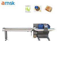 BG-350 Horizontal oreiller emballage remplissage azote burger hamburgers tranches de pain pita croissant toast machine d'emballage