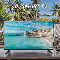 40-Zoll Smart LED HDTV mit Android-System WLAN 1080p Full HD 16:9 für Hotelnutzung LAN-Schnittstelle Schwarz Private Mold
