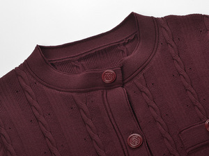 Nouveauté 2026 Collection Automne Ensembles Tricotés Costumes de Luxe Mode <span class=keywords><strong>Chic</strong></span> Française Élégante Tenues Deux Pièces <span class=keywords><strong>pour</strong></span> Femmes - Product Image 5