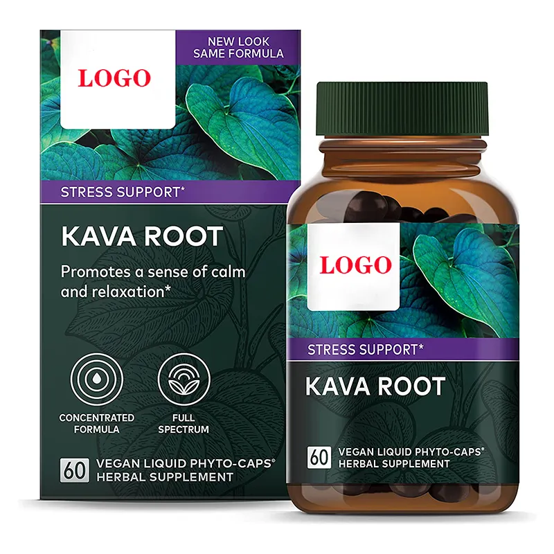 OEM Kawa FIJI bahrain Kava Kava polvere estratto di radice capsule 70% kavalattone per antistress pillola Kava Drink Tea