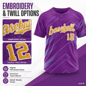 Maillots de <span class=keywords><strong>baseball</strong></span> personnalisés à rayures fines, chemises d'équipe rétro entièrement boutonnées avec lettrage brodé, vente en gros, style vintage, vierges, OEM - Product Image 4
