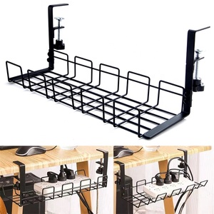 Kabelbinder Metall kabel Organizer Under Desk Cable Management Tray