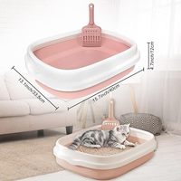 Kit Esencial de Inicio para Gatitos de 15 Piezas: Arenero, Rascador, Comedero Automático, Juguete, Collar, Lima de Uñas y Guante de Aseo para Gatitos Recién Nacidos