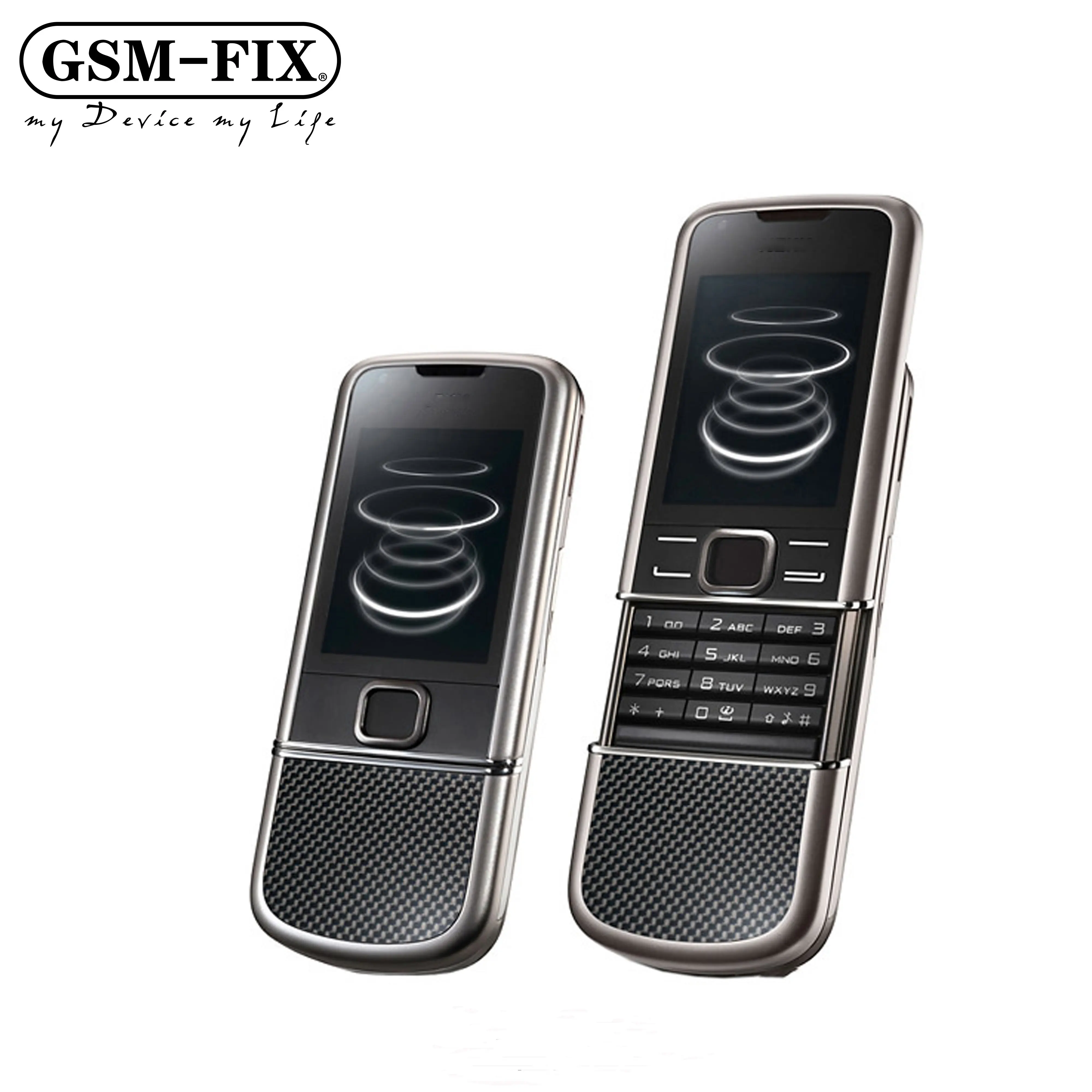 GSM-FIX Original For Nokia 8800 Carbon Arte Mobile Phone 2G GSM Tri-band Unlocked Classic 8800 Phone Russian Arabic Keyboard